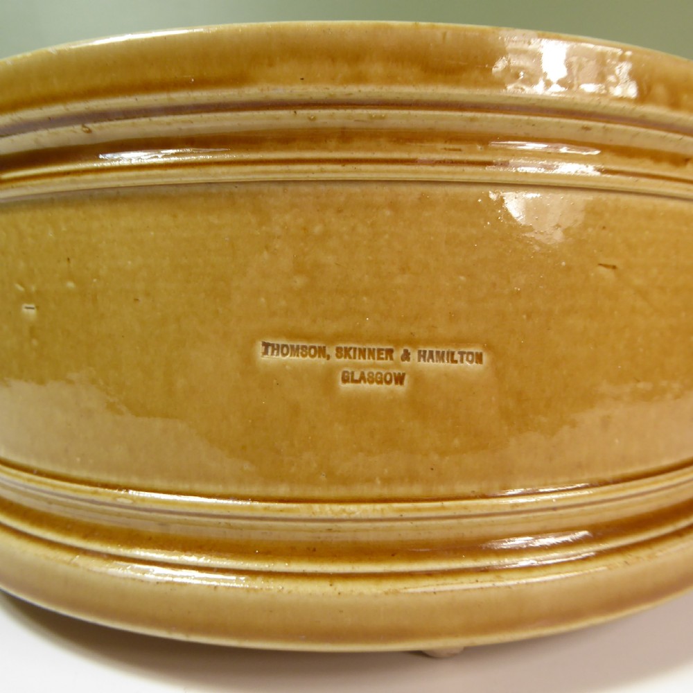 LARGE 19TH C SCOTTISH GLAZED BOWL View IV