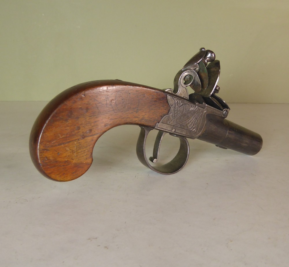 18TH C FLINTLOCK PISTOL View II