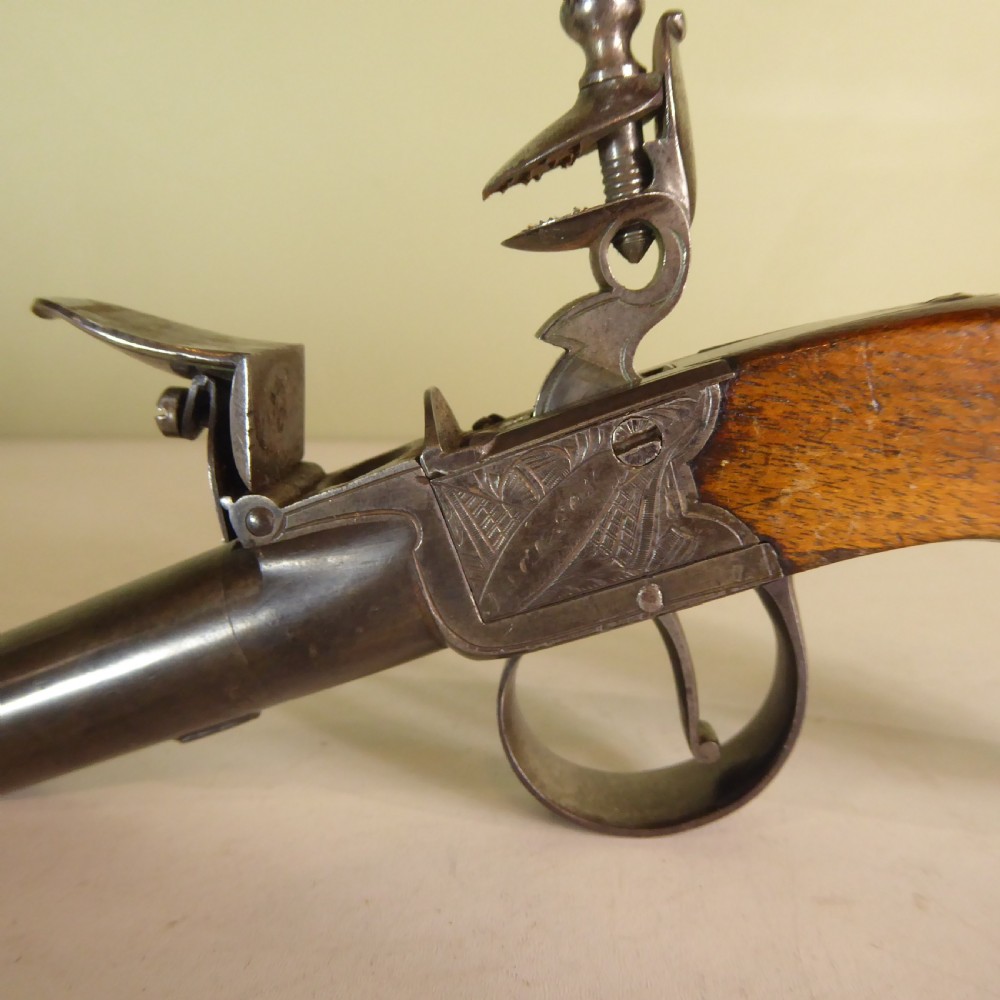 18TH C FLINTLOCK PISTOL View V