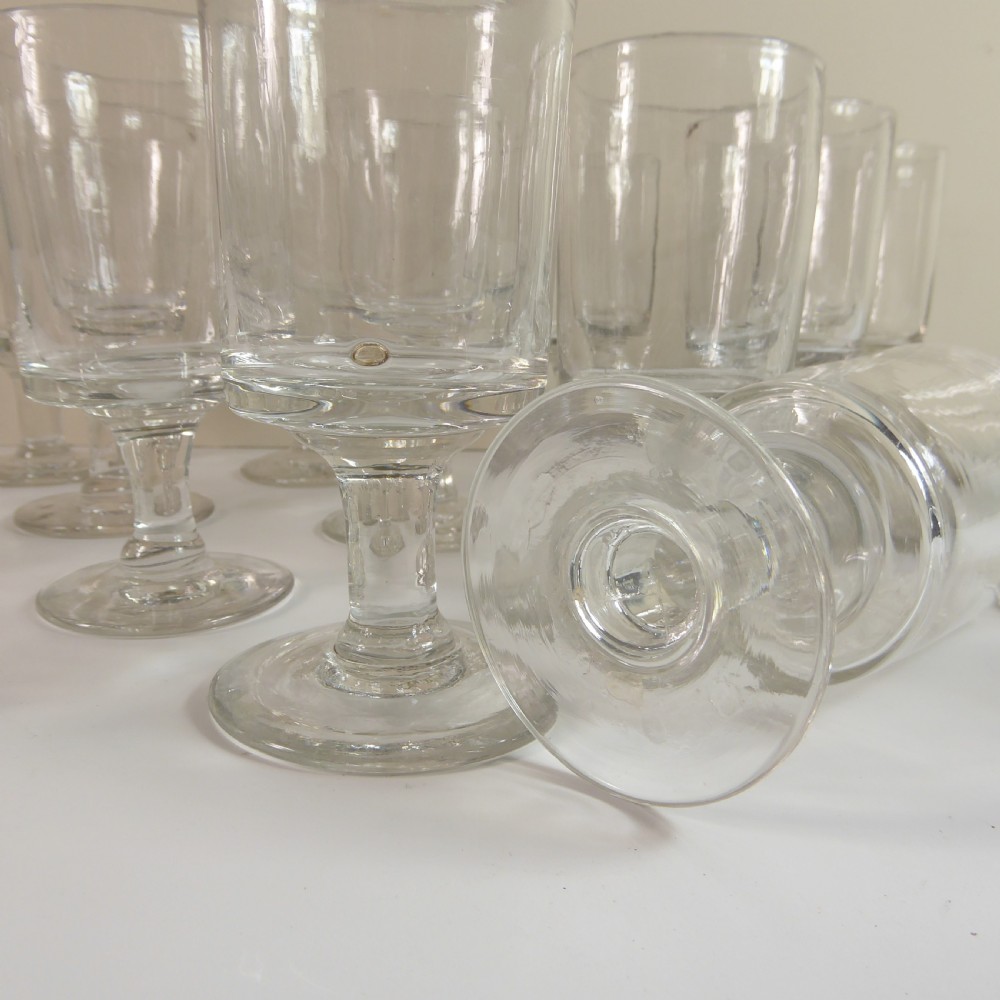 SET OF 16 19TH CENTURY WINE GLASSES View II