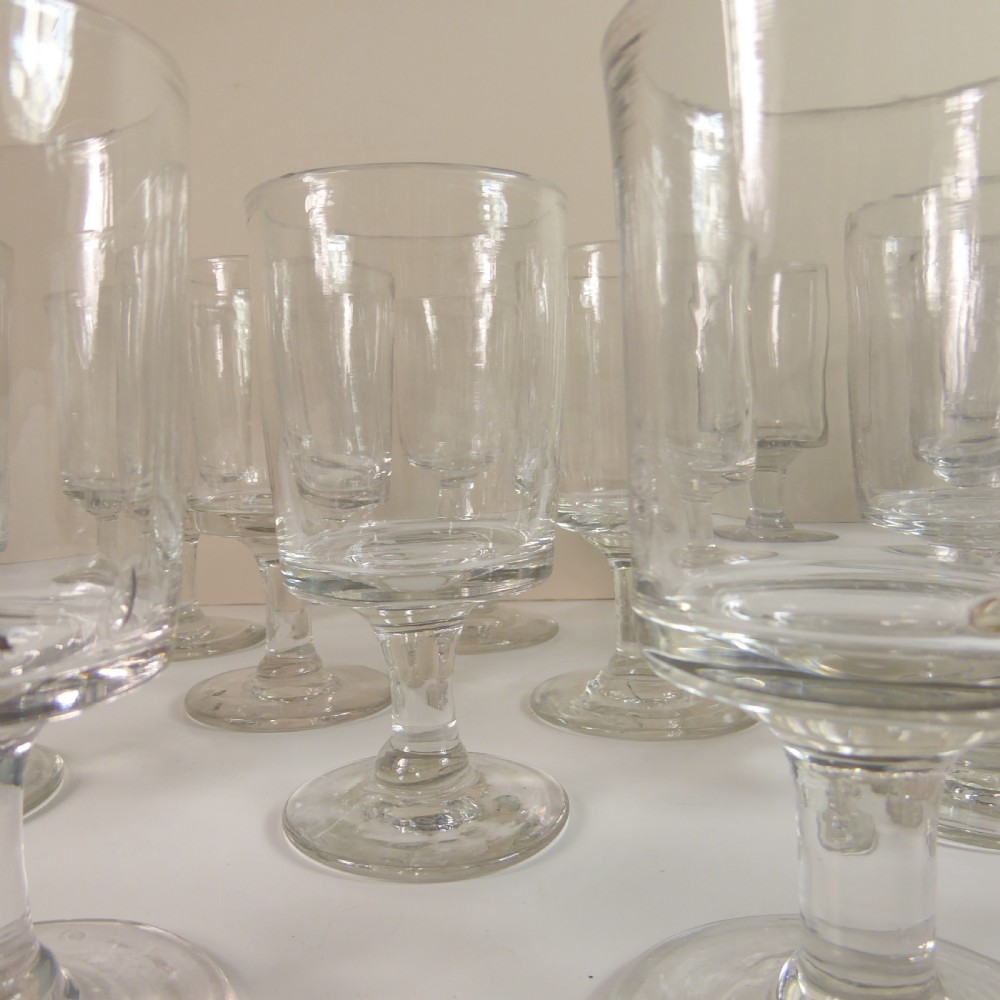 SET OF 16 19TH CENTURY WINE GLASSES View IV