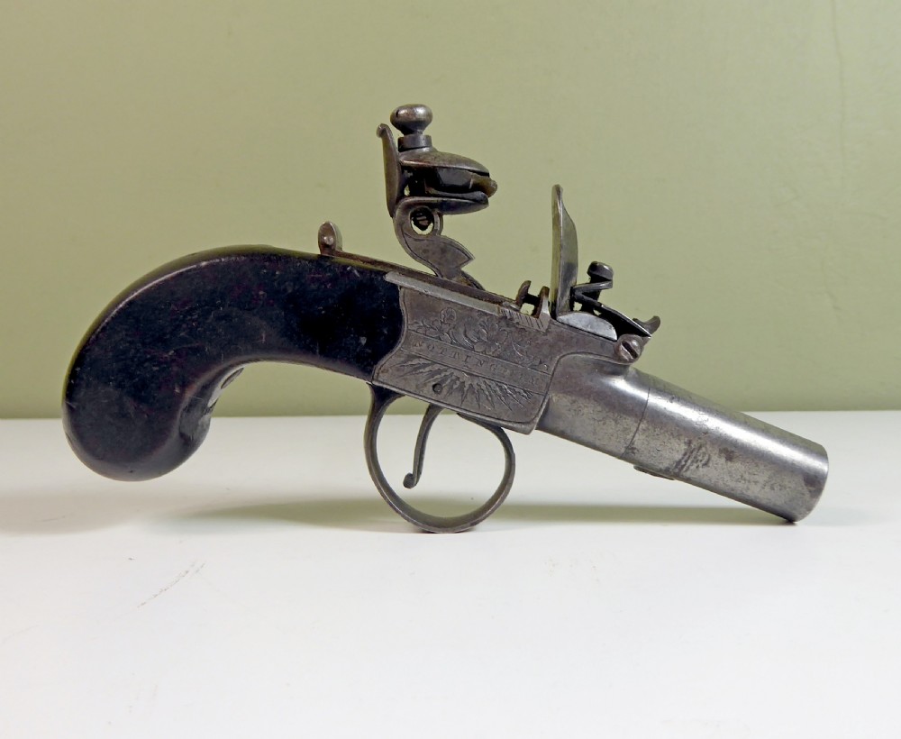 18TH C FLINTLOCK PISTOL