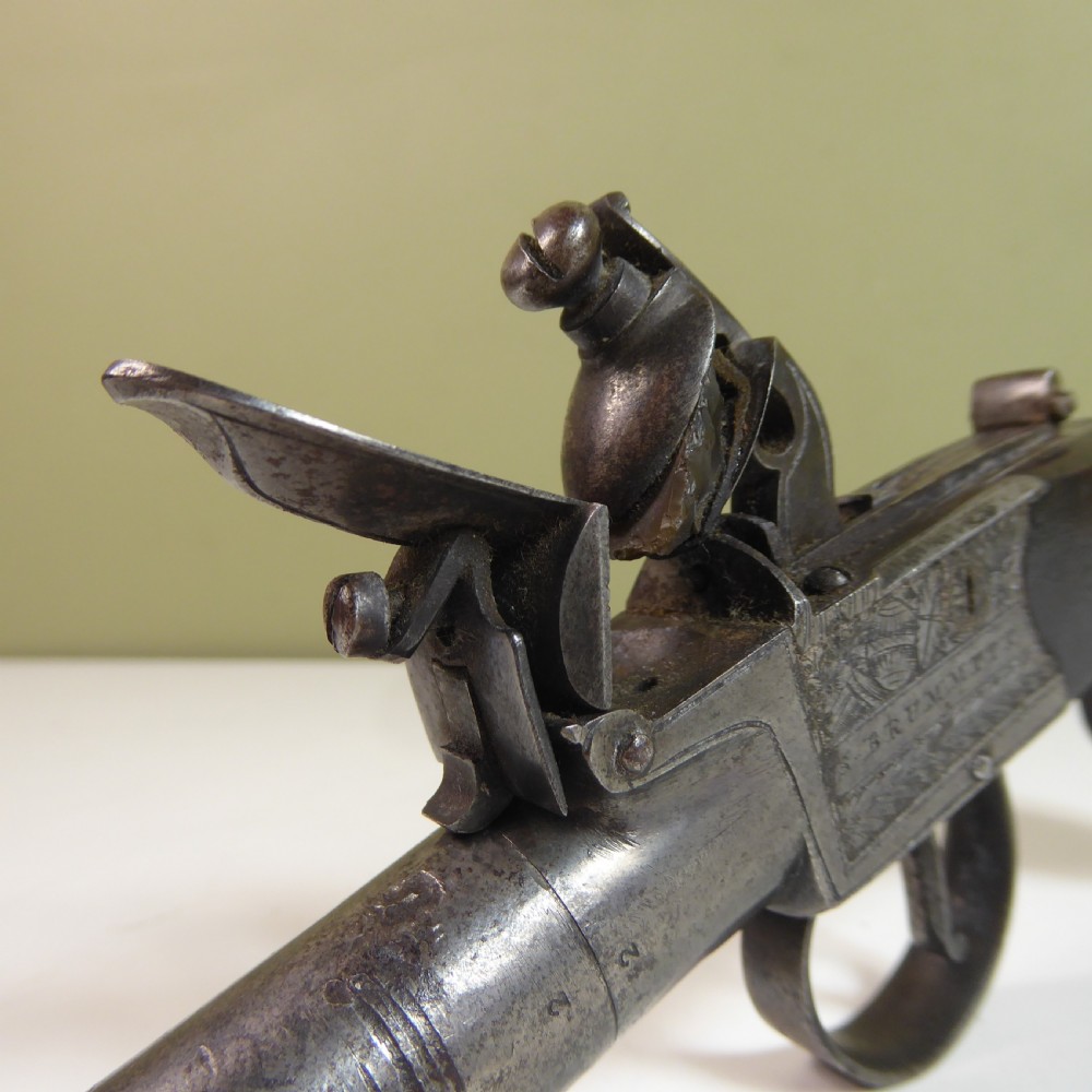 18TH C FLINTLOCK PISTOL View V