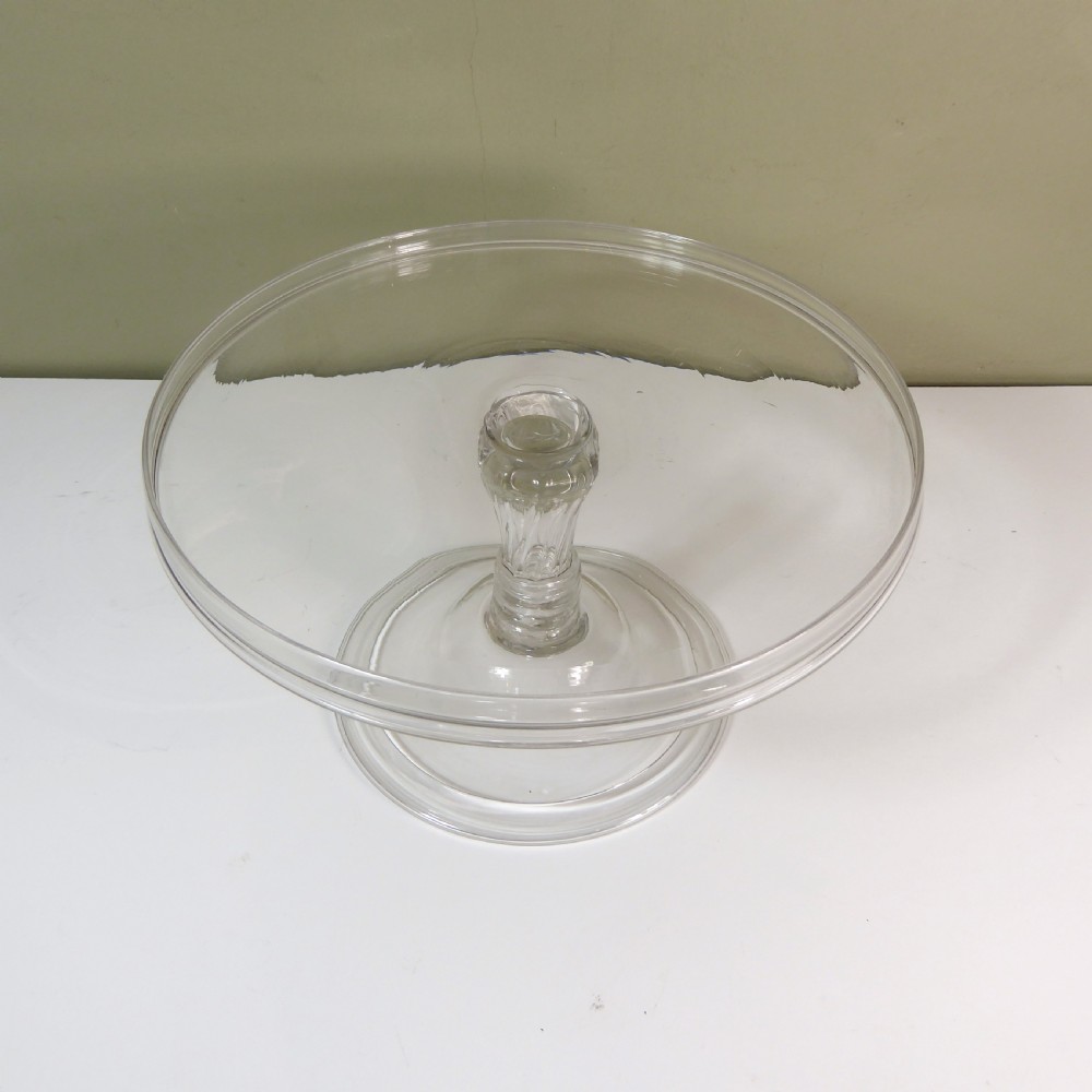 GEORGE III GLASS TAZZA View III