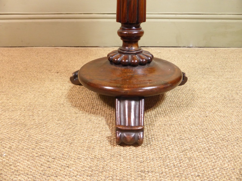 19TH C ROSEWOOD TABLE View V