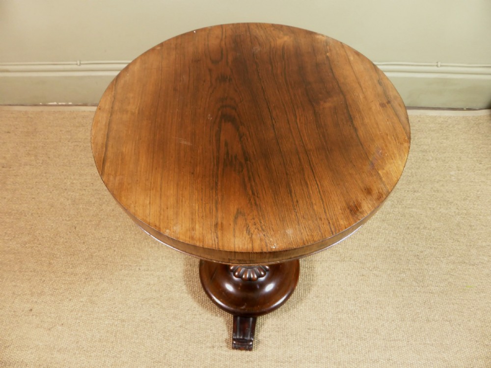 19TH C ROSEWOOD TABLE View VI
