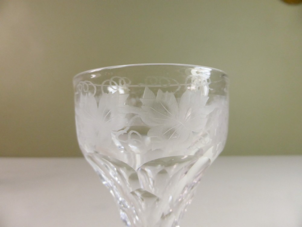 SET OF SIX 19TH C GLASSES View VI