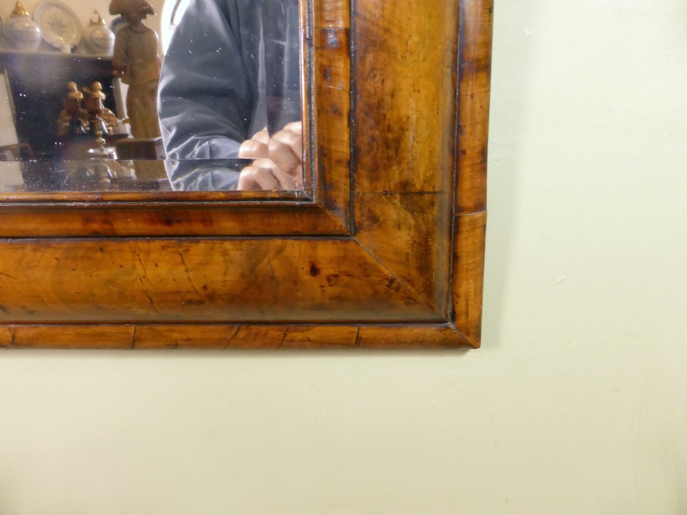 LARGE 18TH C WALNUT MIRROR View IV