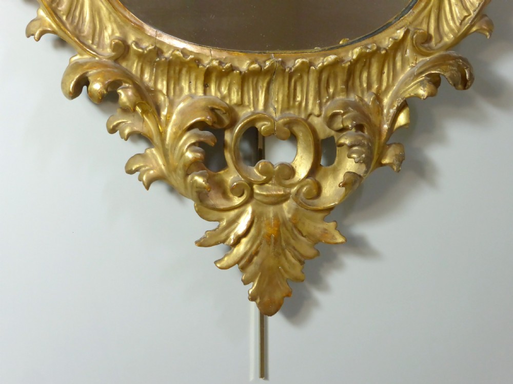 19TH C GILT WALL MIRROR View II