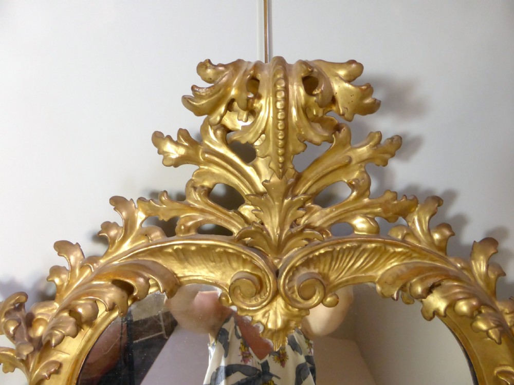 19TH C GILT WALL MIRROR View III