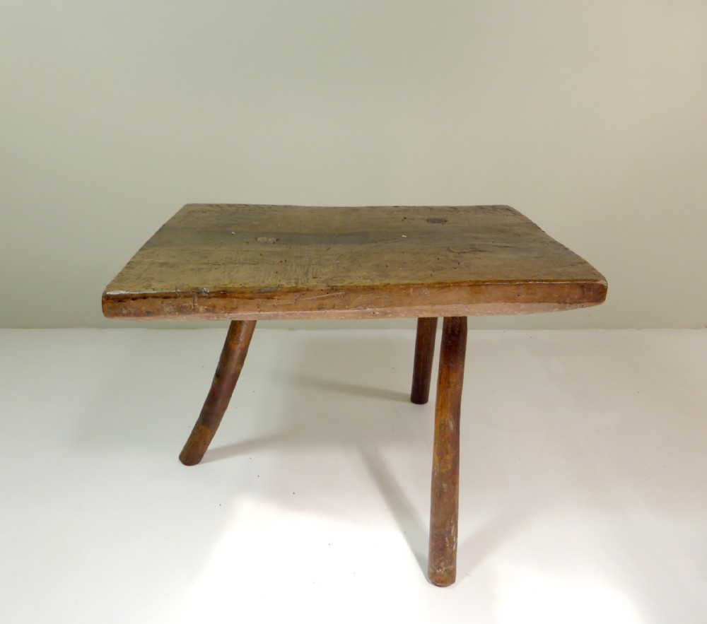 EARLY 19TH C PRIMITIVE LOW TABLE