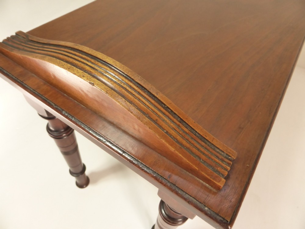 19TH C WALNUT HALL BENCH, WINDOW SEAT View II