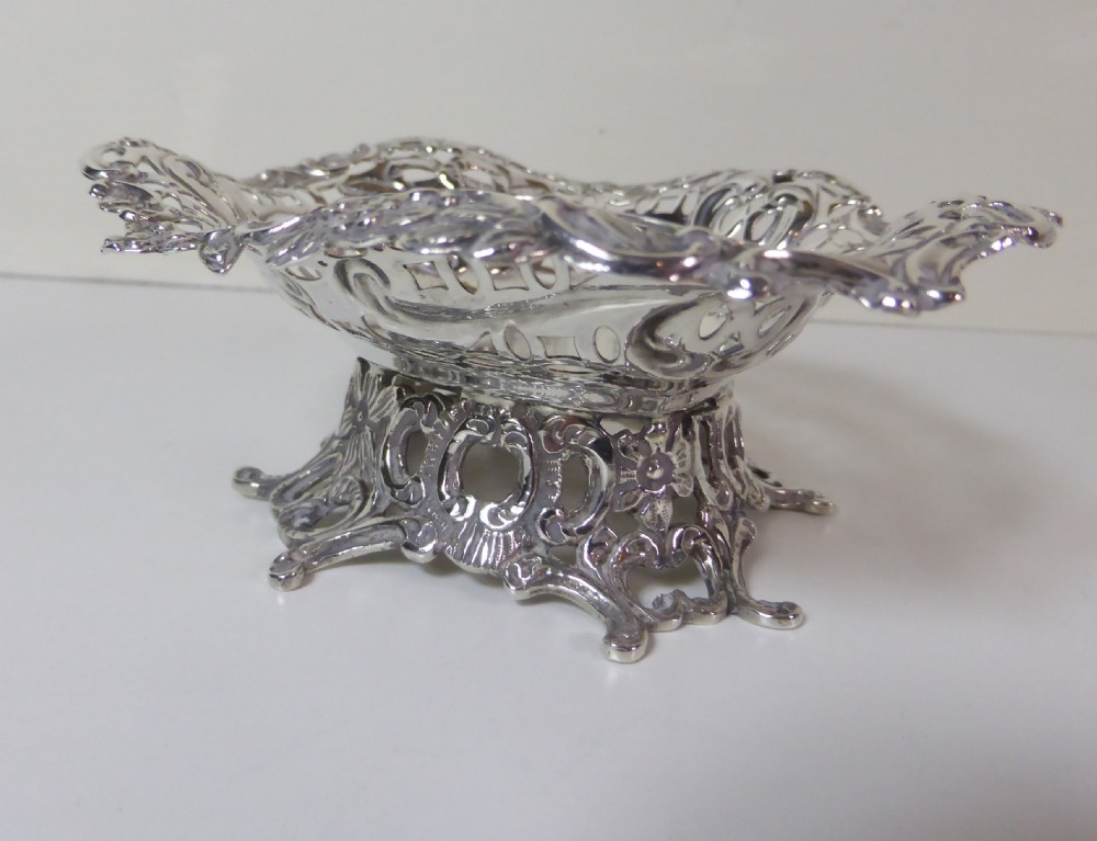 PAIR OF SOLID SILVER BASKETS, LONDON 1893 View IV