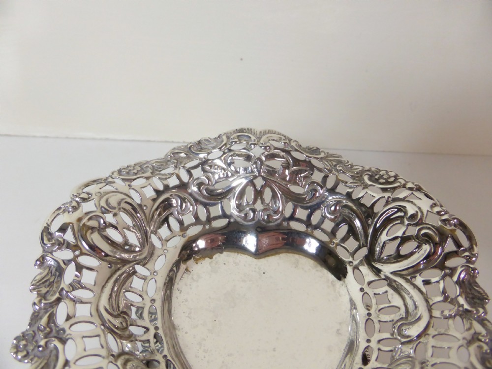 PAIR OF SOLID SILVER BASKETS, LONDON 1893 View V