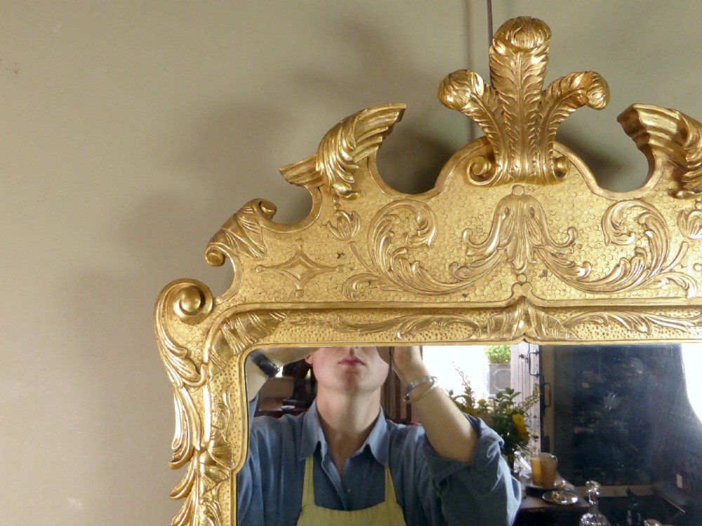 19TH C GILT MIRROR View V