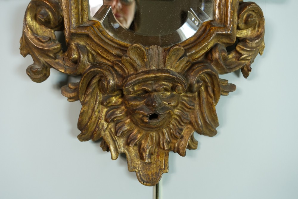 18TH C GILTWOOD MIRROR View II