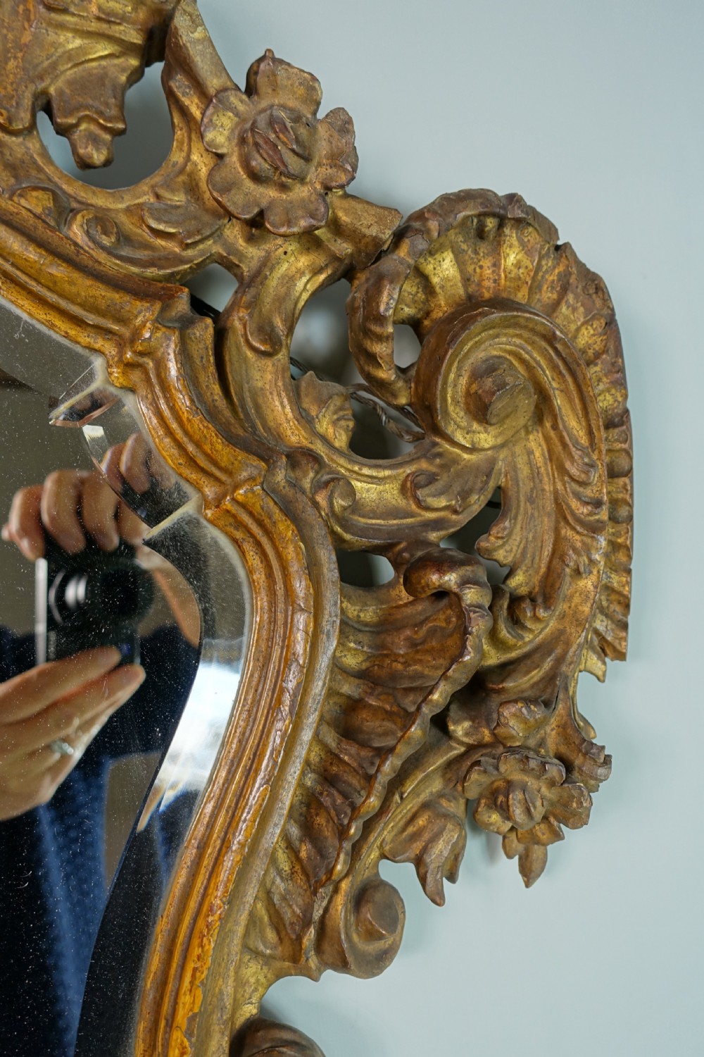 18TH C GILTWOOD MIRROR View IV
