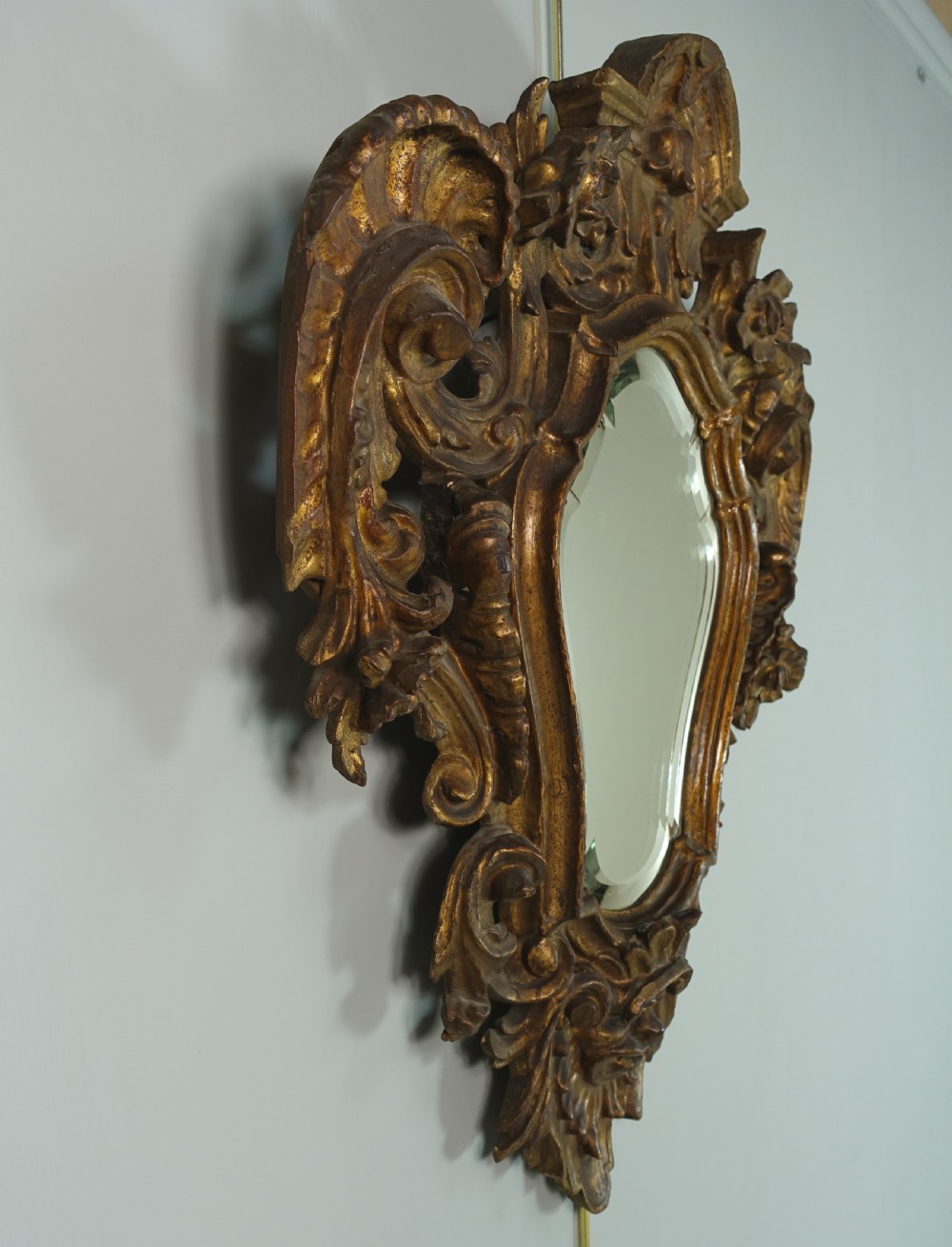 18TH C GILTWOOD MIRROR View VI