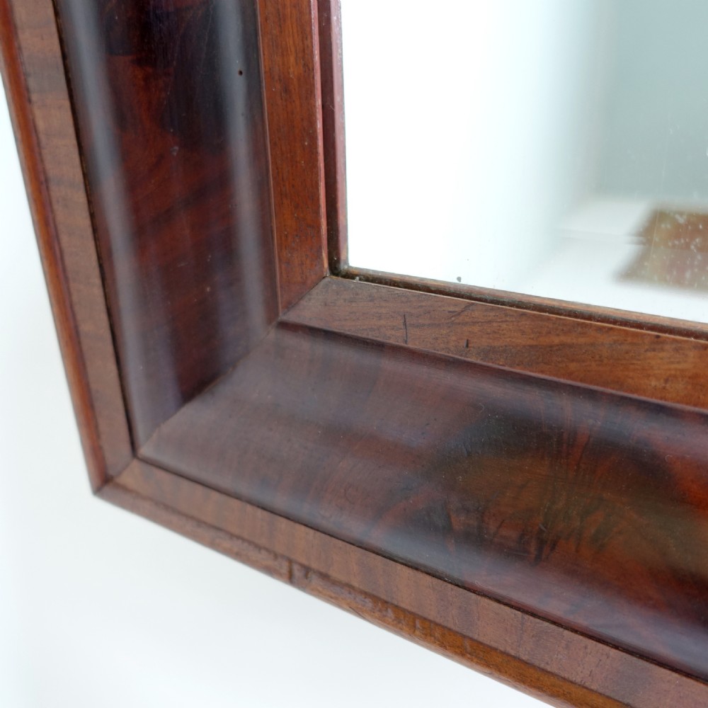 19TH C MAHOGANY MIRROR View V