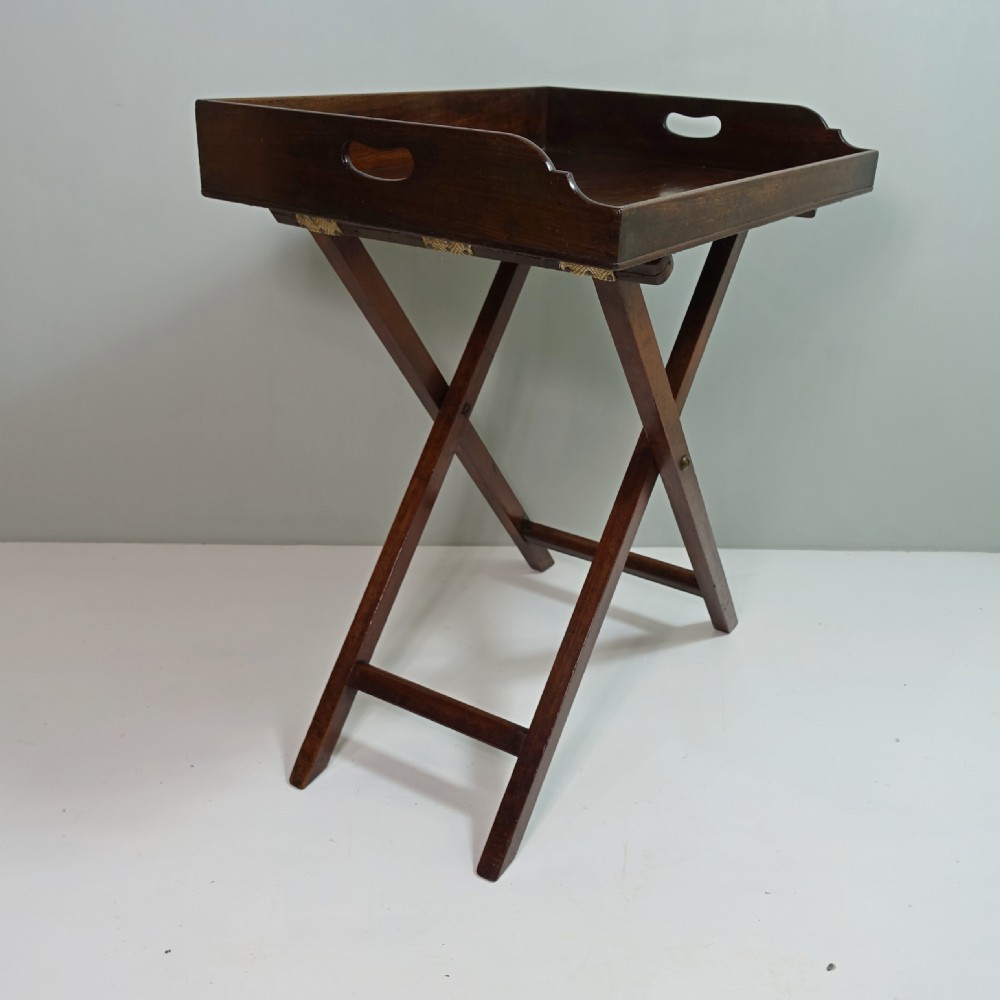 EARLY 19TH C MAHOGANY BUTLERS TRAY View IV