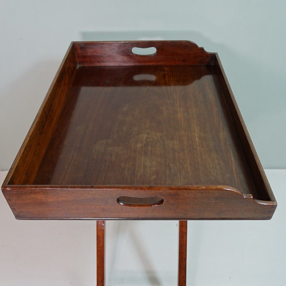 EARLY 19TH C MAHOGANY BUTLERS TRAY View VI