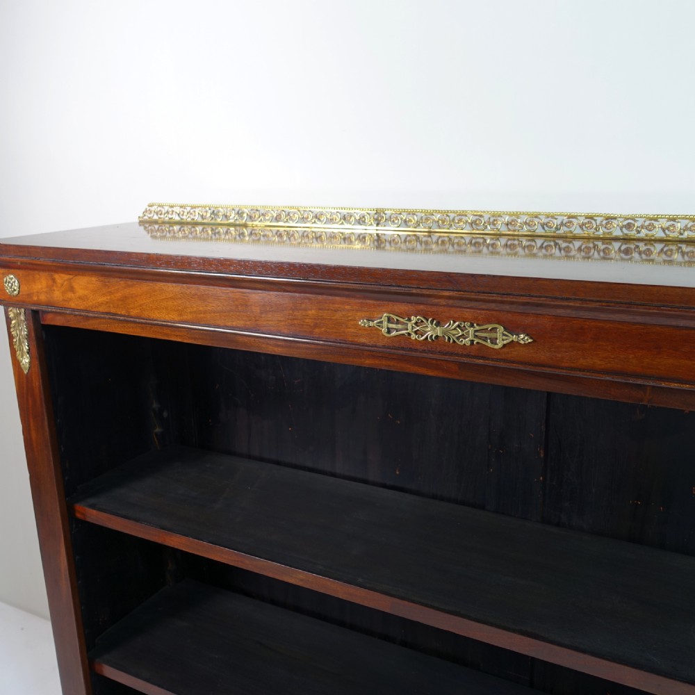 19TH C MAHOGANY BOOKCASE View III