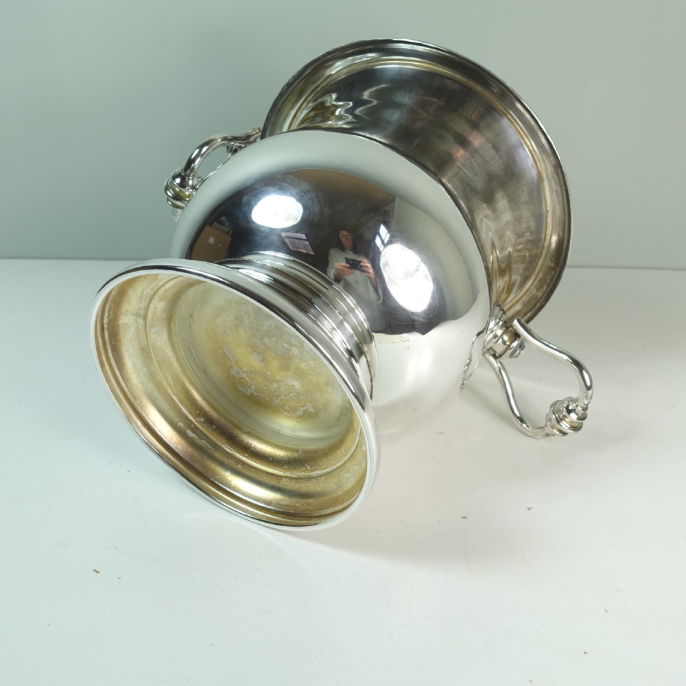 19TH C SILVER PLATED WINE COOLER View VI