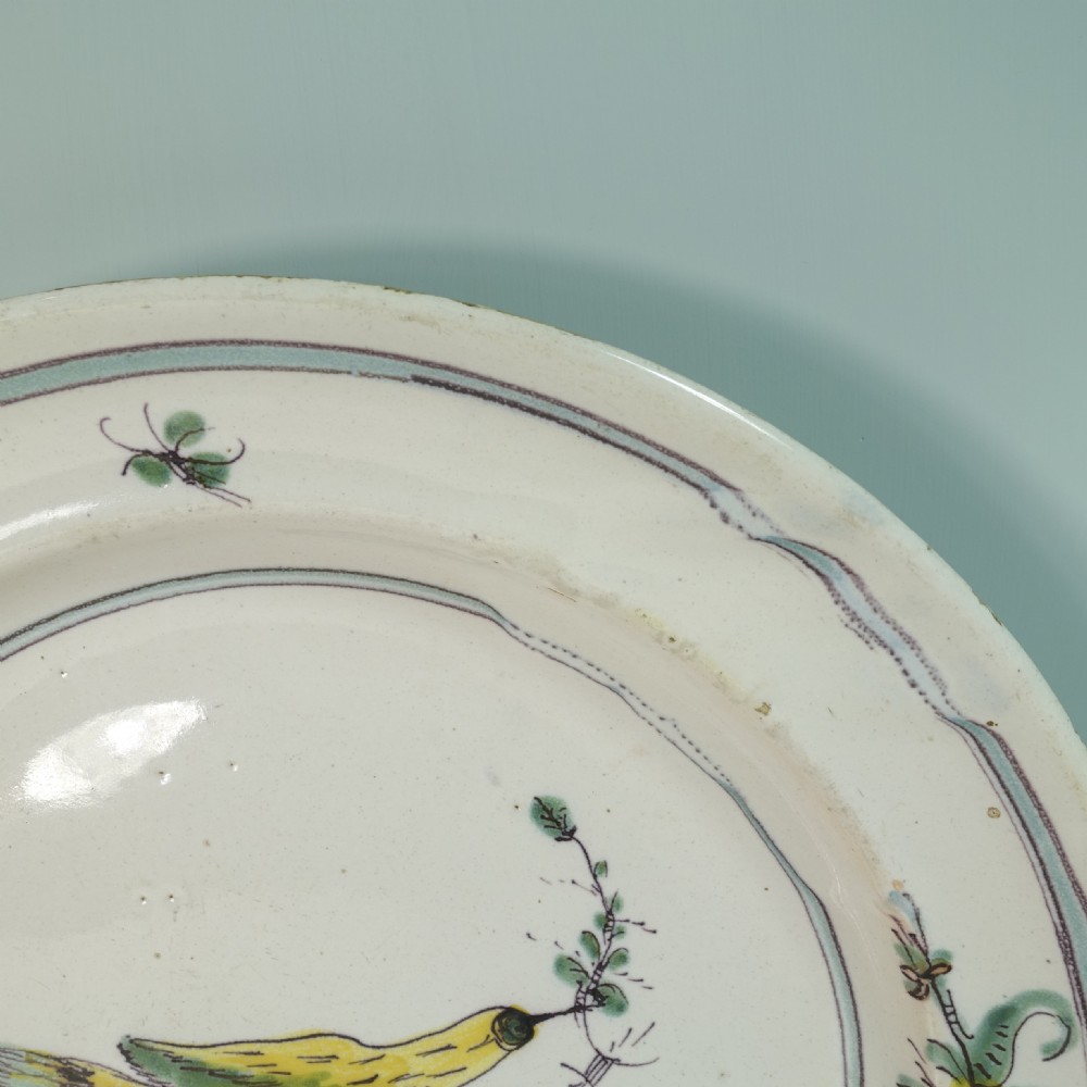 18TH C POLYCHROME CHARGER View III
