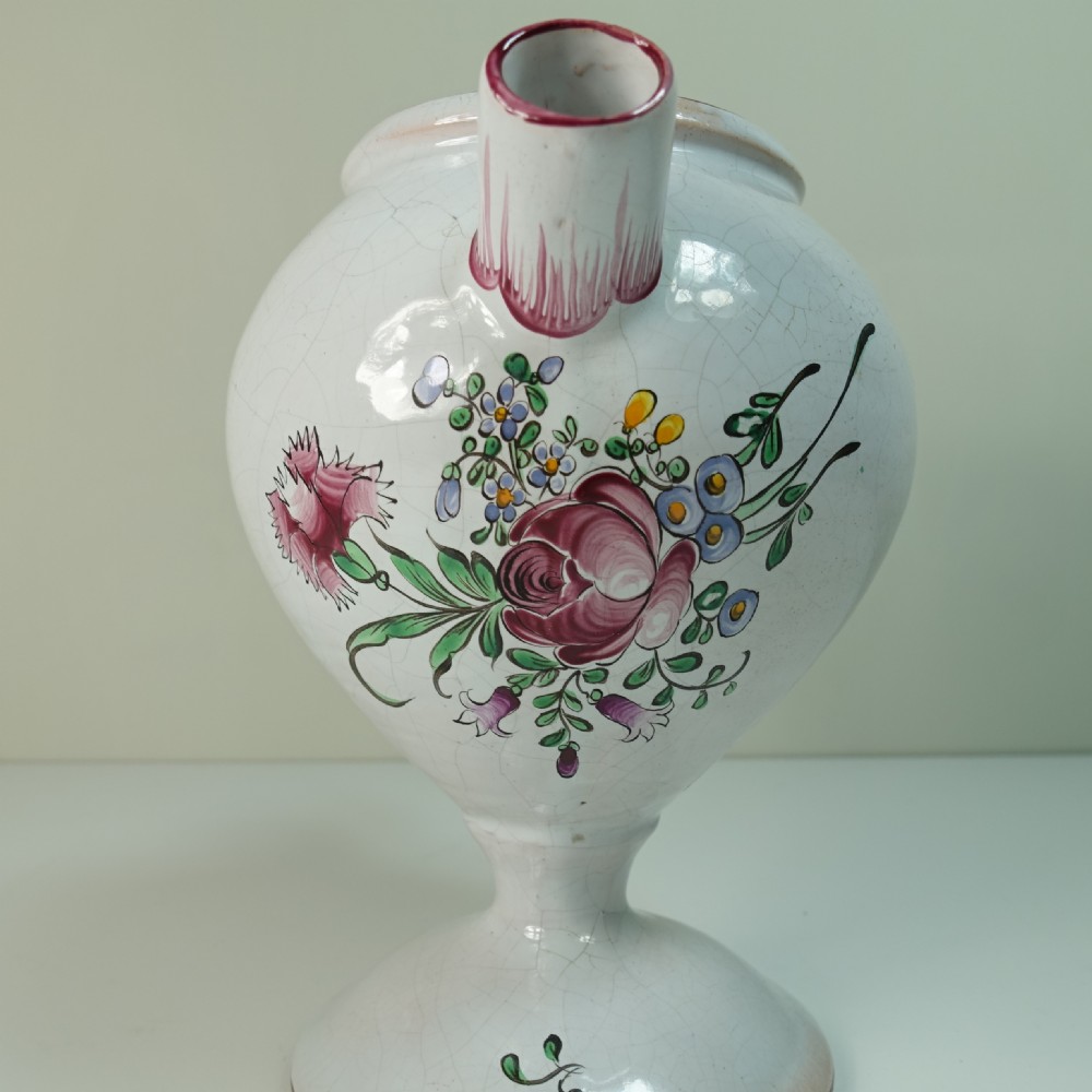 19TH C TIN GLAZED APOTHECARY JAR View VI