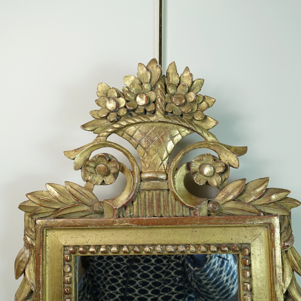 18TH C GILTWOOD MIRROR View II