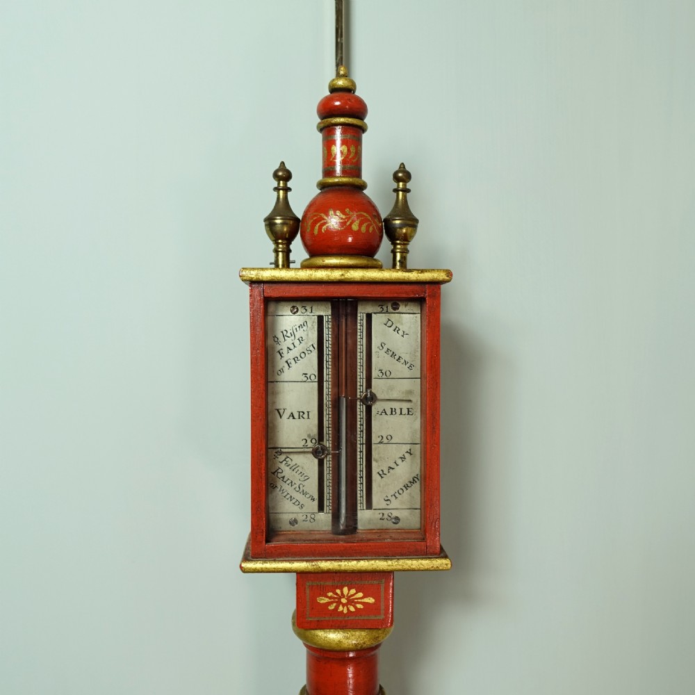 RED LACQUER BAROMETER View II