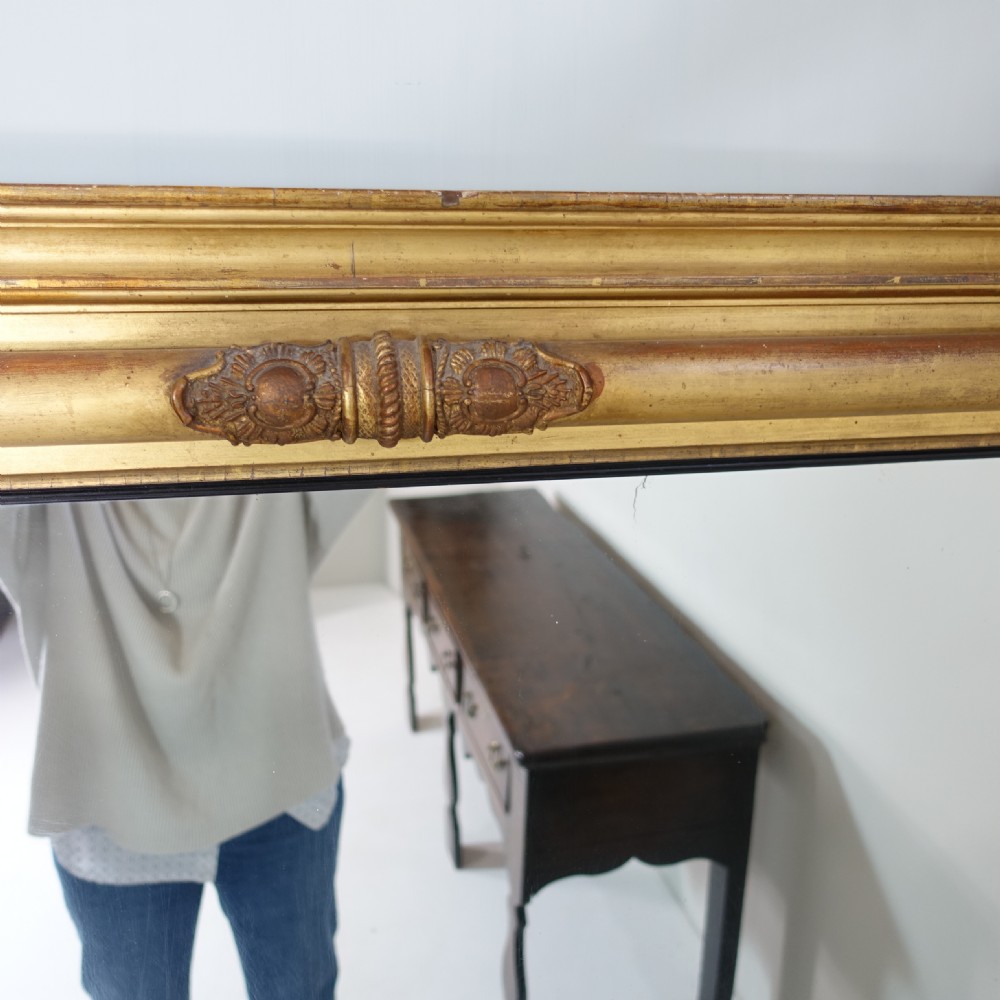 REGENCY GILT OVERMANTLE MIRROR View IV