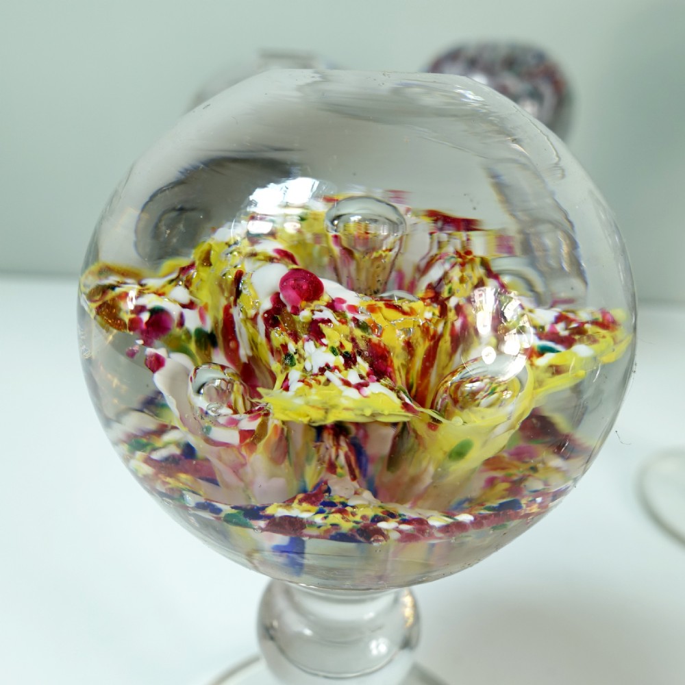 COLLECTION OF 19TH C GLASS PINNACLES View III