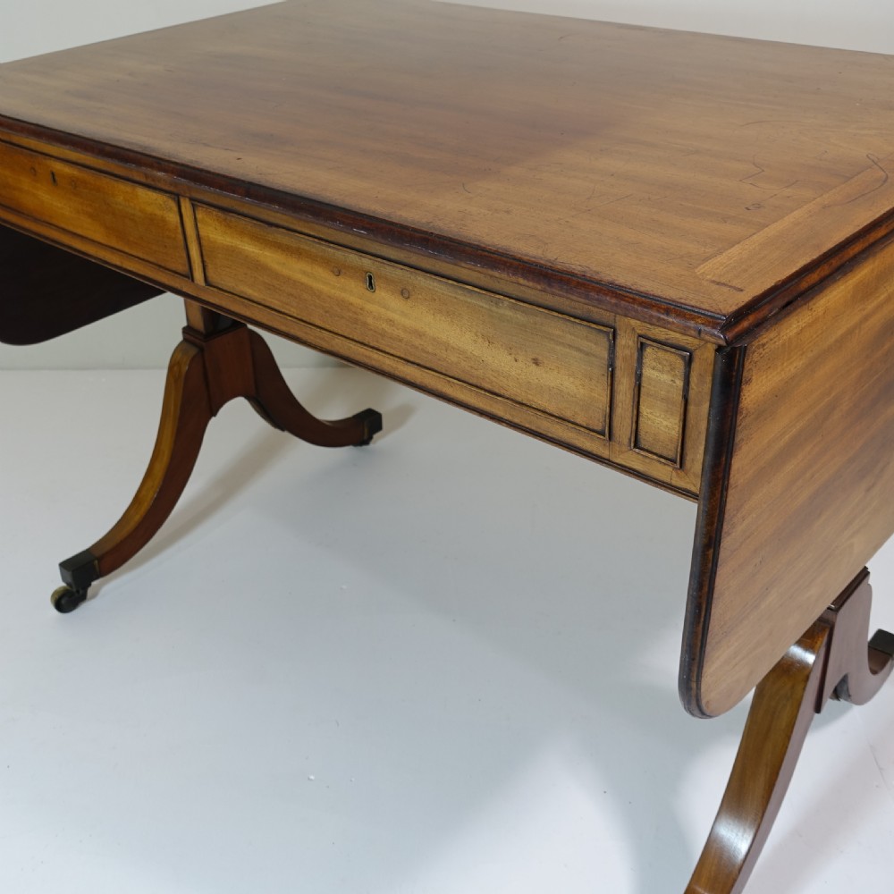 18TH C MAHOGANY SOFA TABLE View VIII