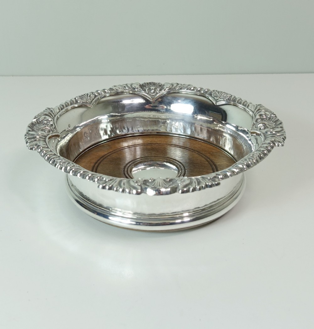 SOLID SILVER BOTTLE COASTER