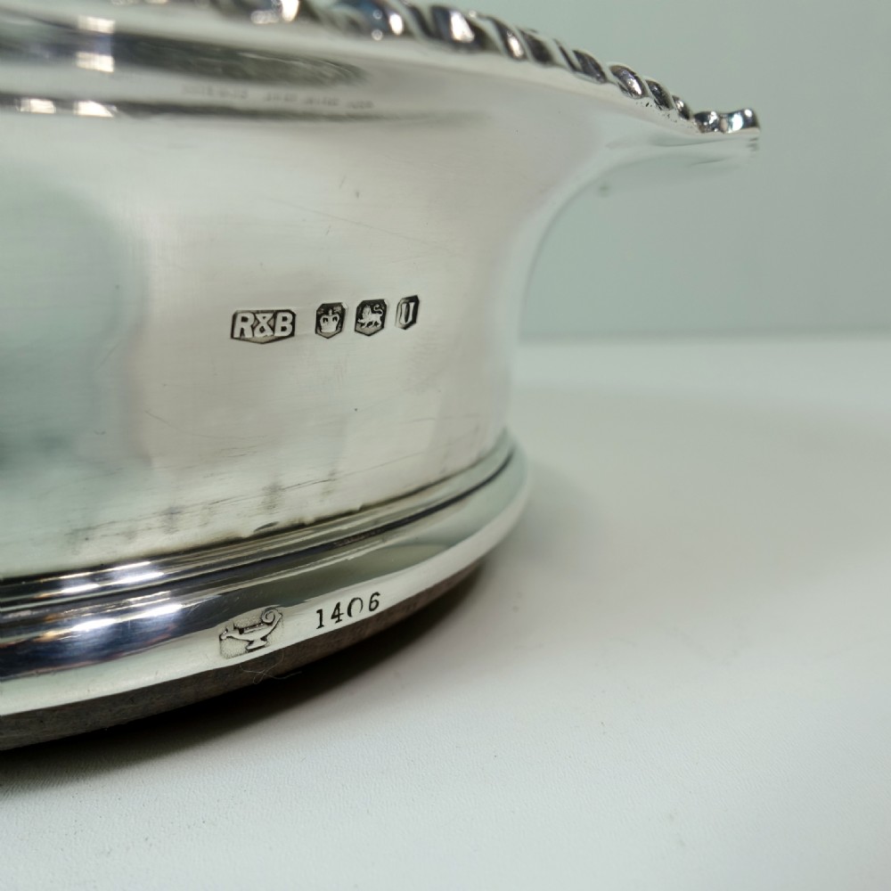 SOLID SILVER BOTTLE COASTER View III
