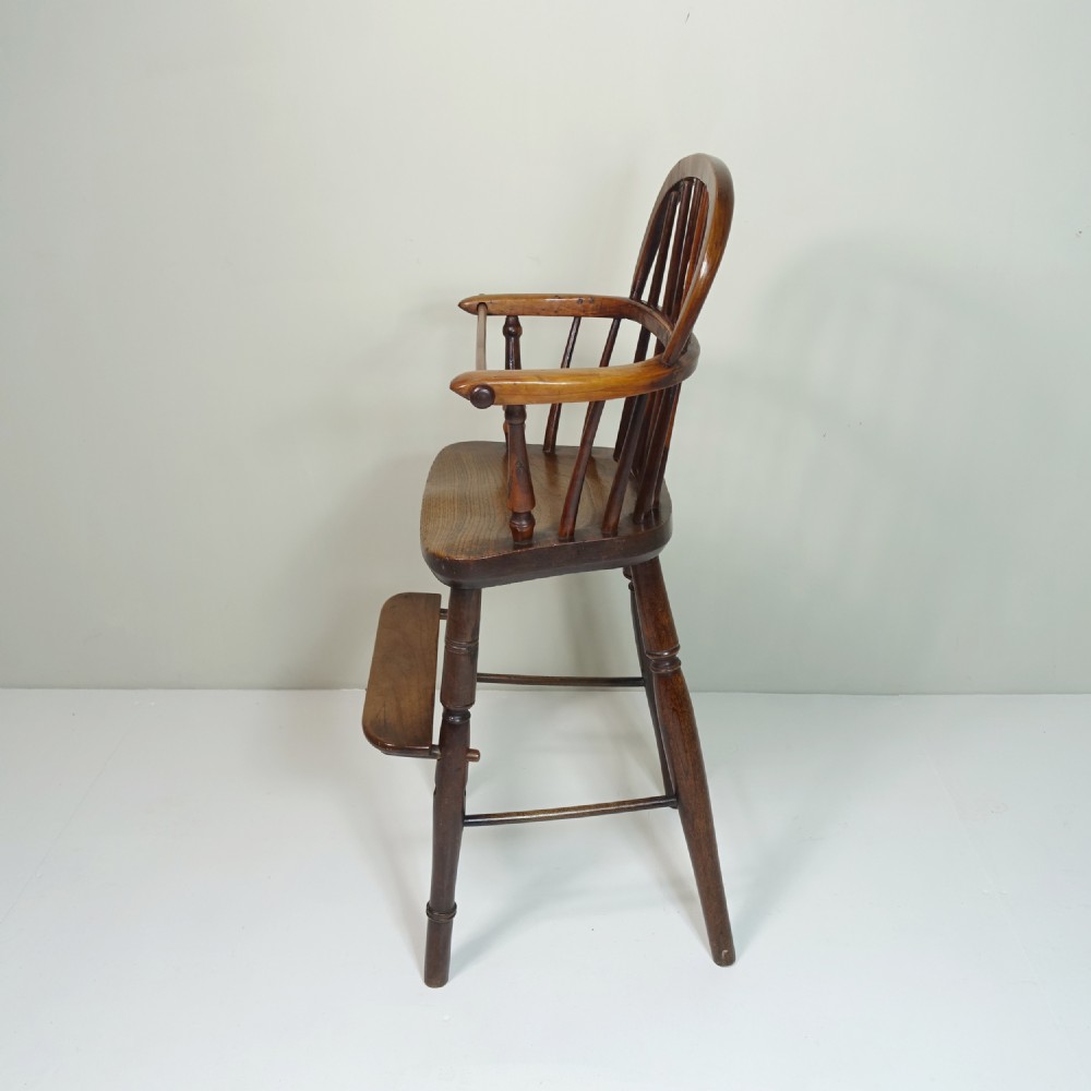EARLY 19TH C CHILDS HIGH CHAIR View IV