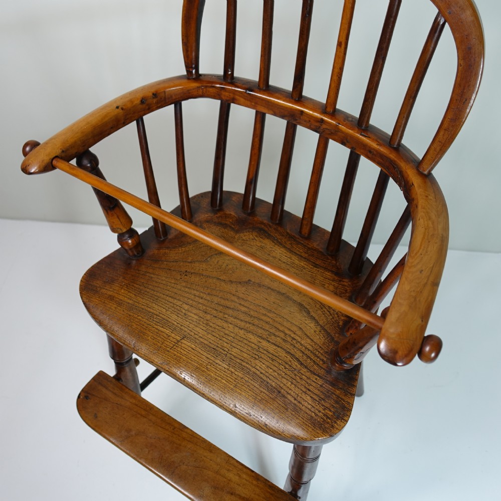EARLY 19TH C CHILDS HIGH CHAIR View VII