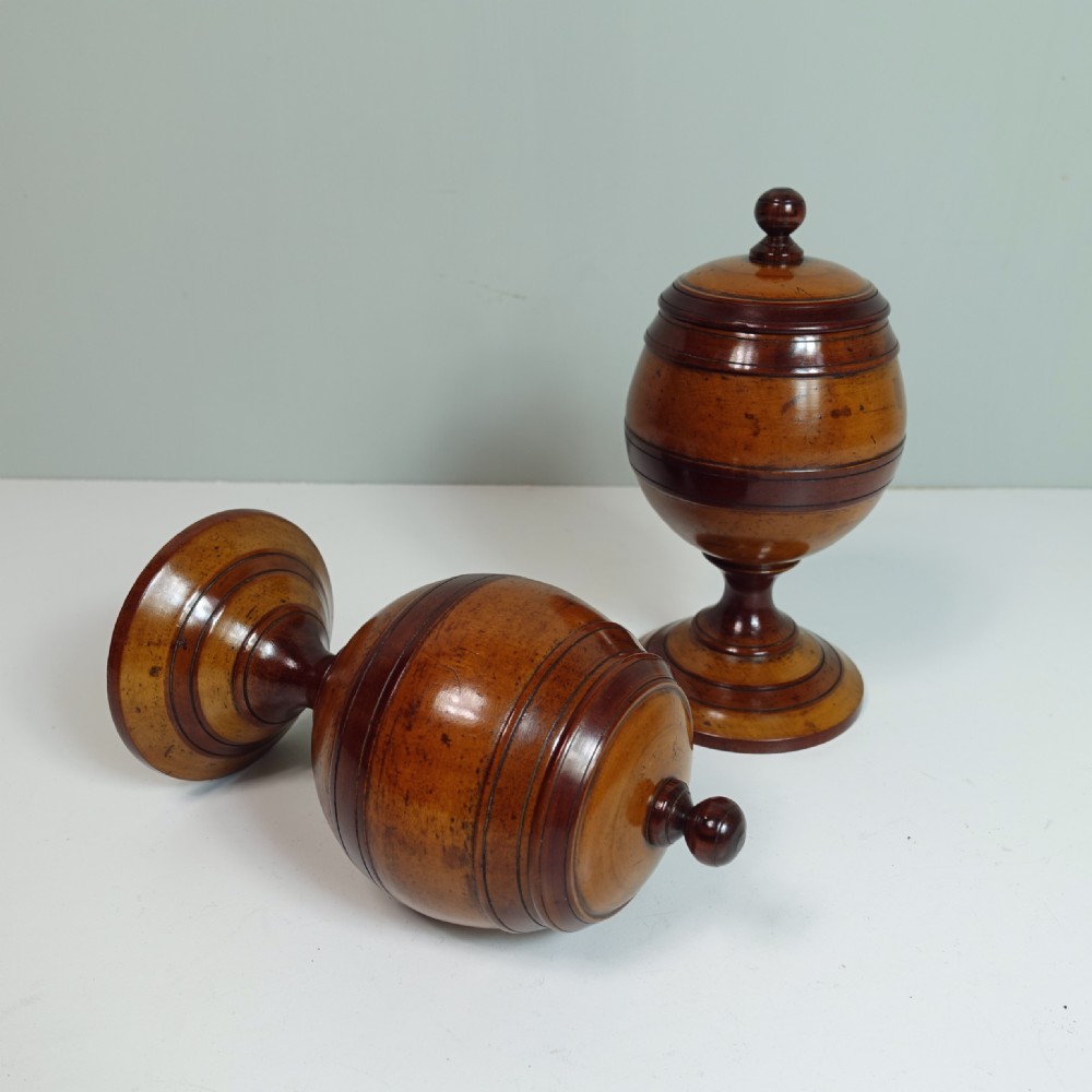 PAIR OF 19TH C SCOTTISH CUPS & COVERS View II