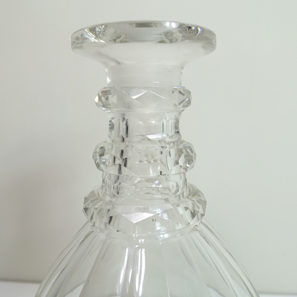 GEORGE III CUT GLASS DECANTER View III