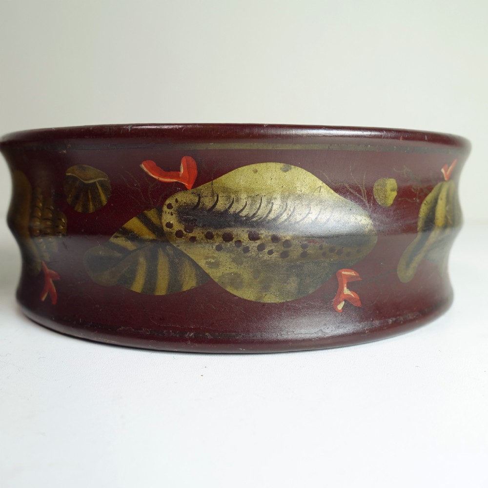 PAIR OF REGENCY PAPIER MACHE COASTERS View IV