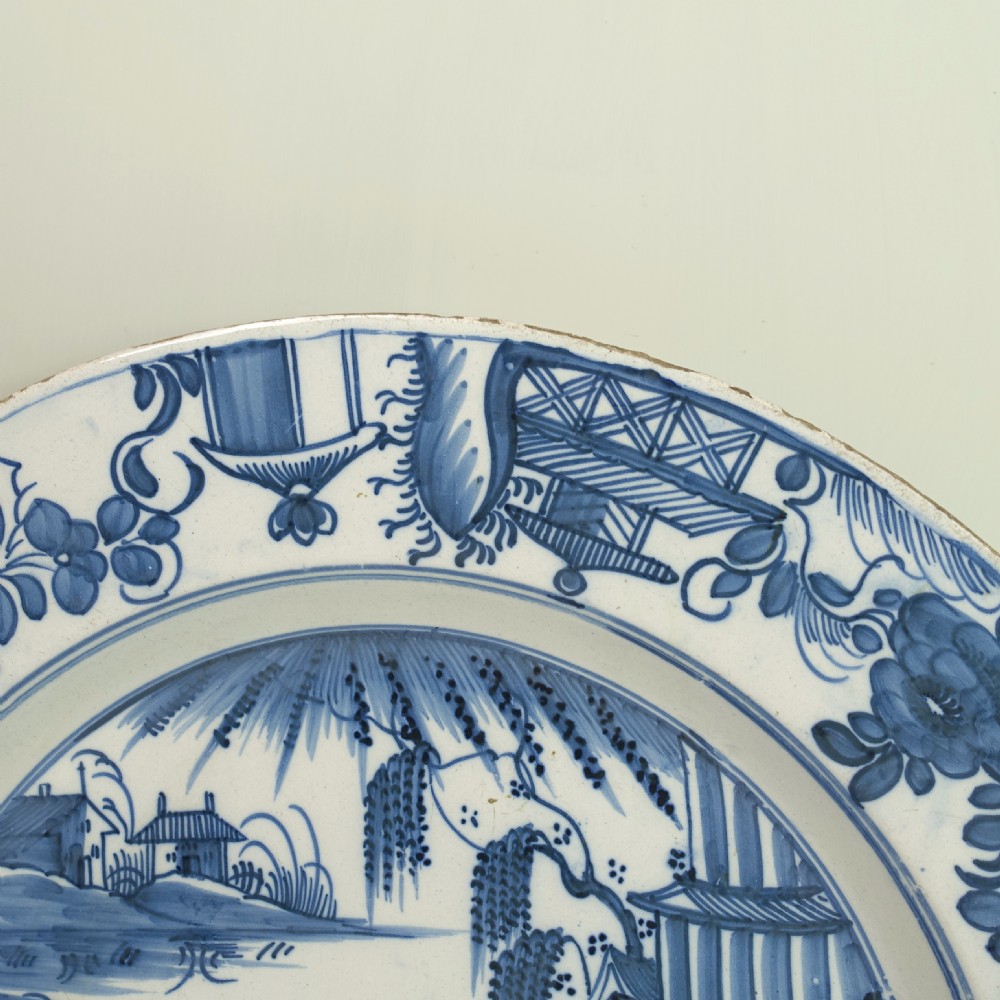18TH C LIVERPOOL DELFT CHARGER View II