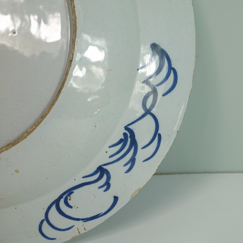 18TH C LIVERPOOL DELFT CHARGER View V