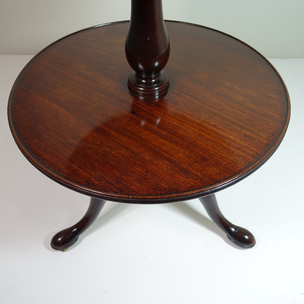 18TH C MAHOGANY DUMB WAITER View V