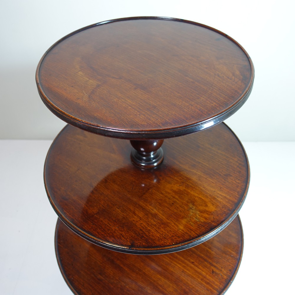 18TH C MAHOGANY DUMB WAITER View VI
