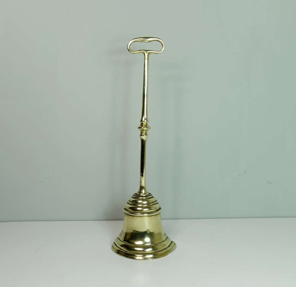 19TH C BRASS DOOR PORTER