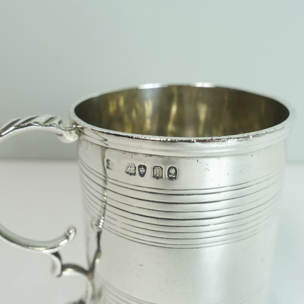 SOLID SILVER TANKARD, LONDON 1804 View II