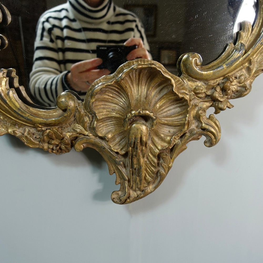 19TH C GILT WALL MIRROR View II