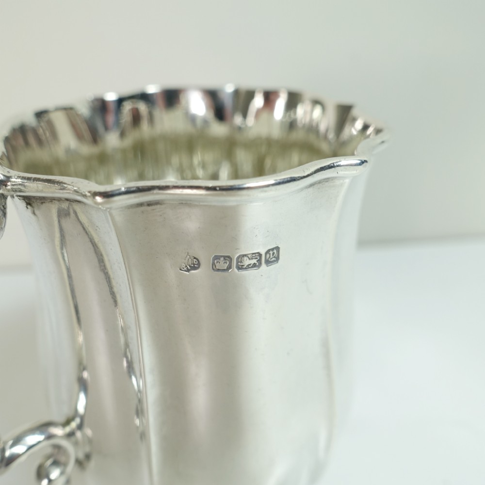 SOLID SILVER MUG, SHEFFIELD 1916 View III