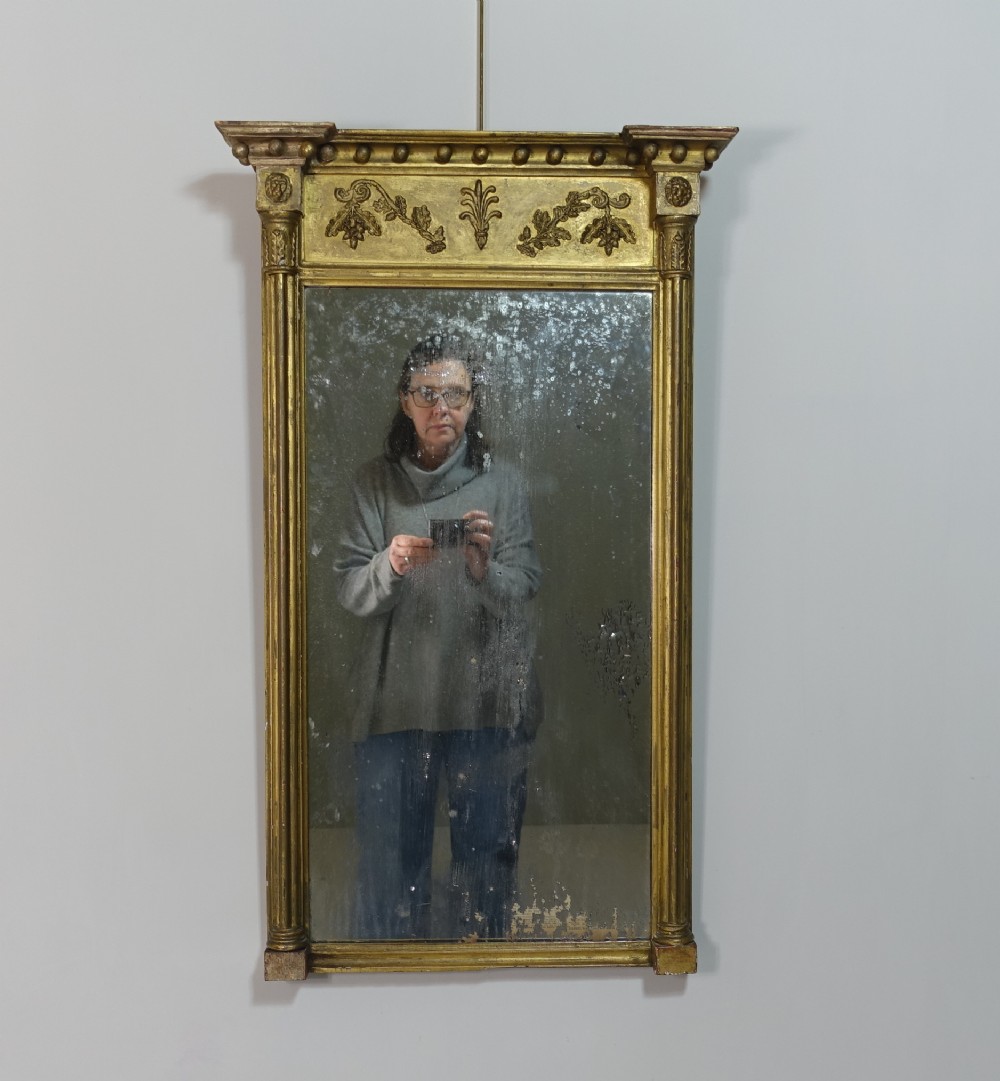 REGENCY GILT PIER GLASS MIRROR